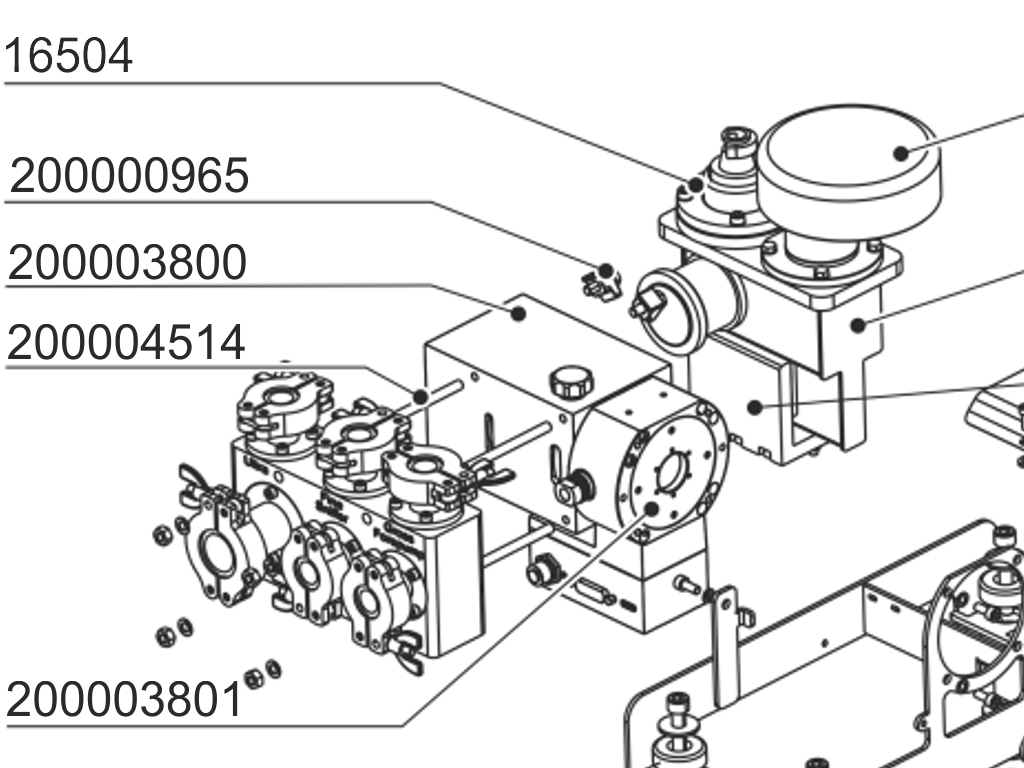 Set of studs M6x60