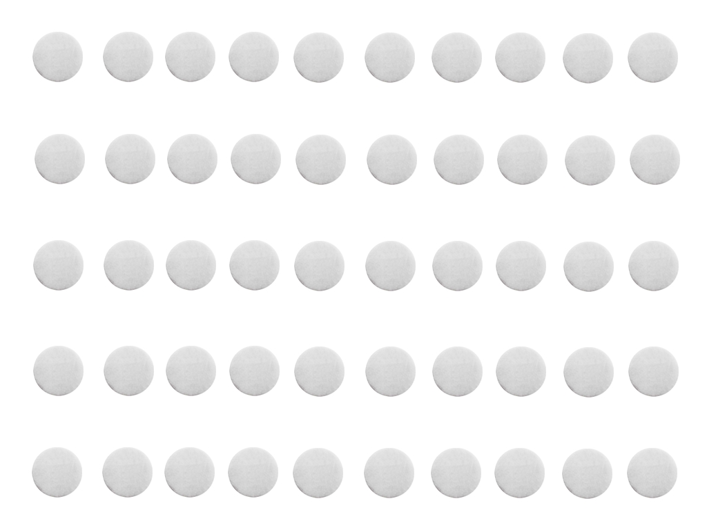 Special filter pads for Protec P3000XL / S3XL, water-repellent (50 pcs.)